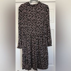 Boden pink and black dress